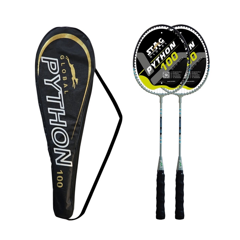 STAG GLOBAL Python 100 Badminton Racket | Kibi Sports Pack of 1