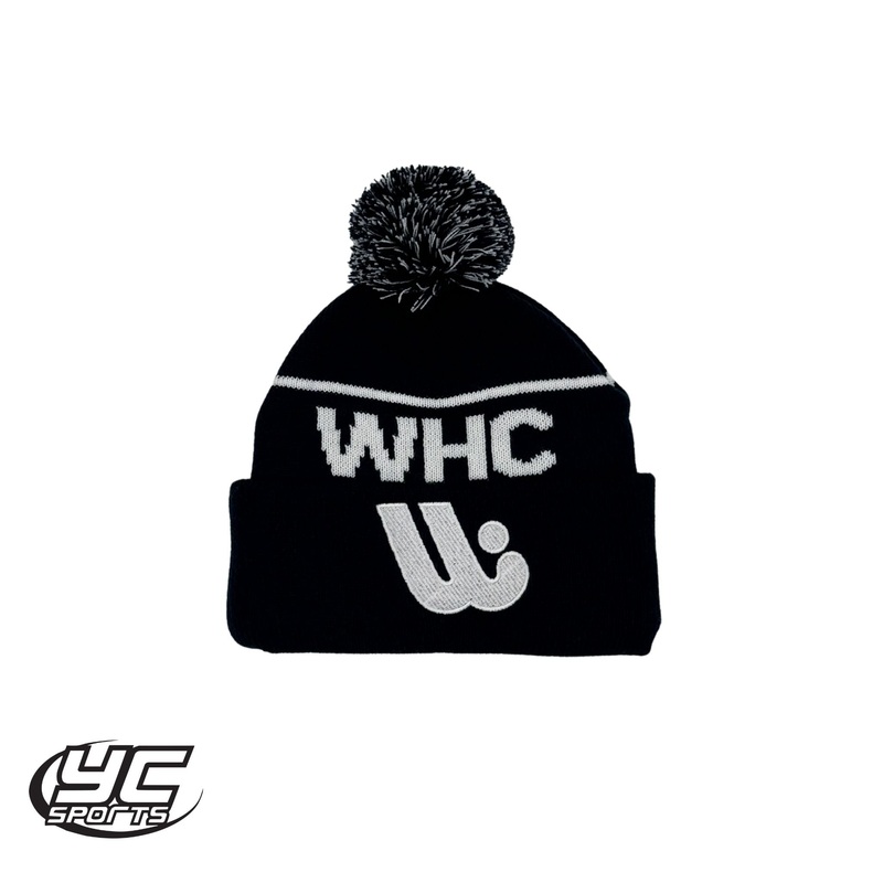 Whitchurch Hockey Club Bobble Hat Navy/White One Size
