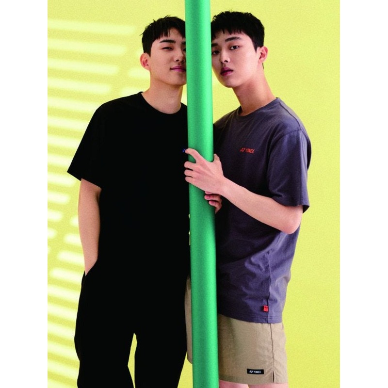 Yonex Korea Unisex T-Shirt 213TS030U CHARCOAL GRAY S(90)