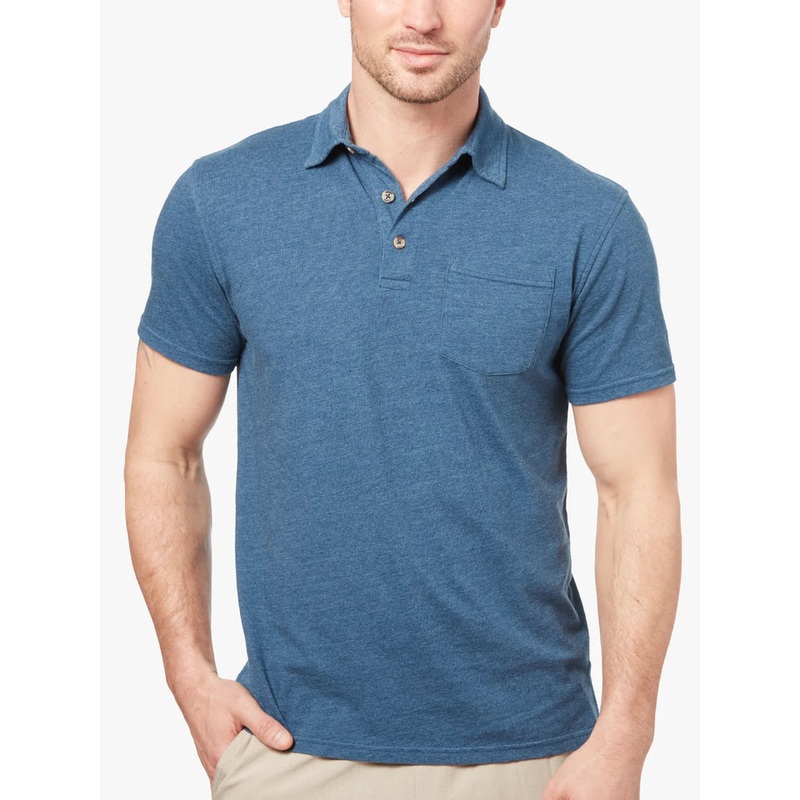 Fair Harbor Men’s Kismet Polo Dark Denim Small