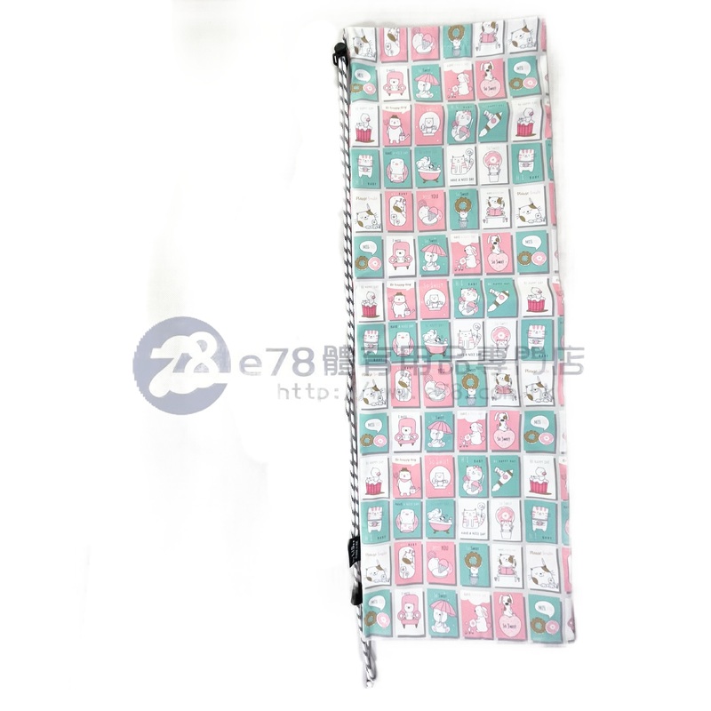 Handmade Water Resistant Racket Case ( Pink animal 223 Pink animal 223