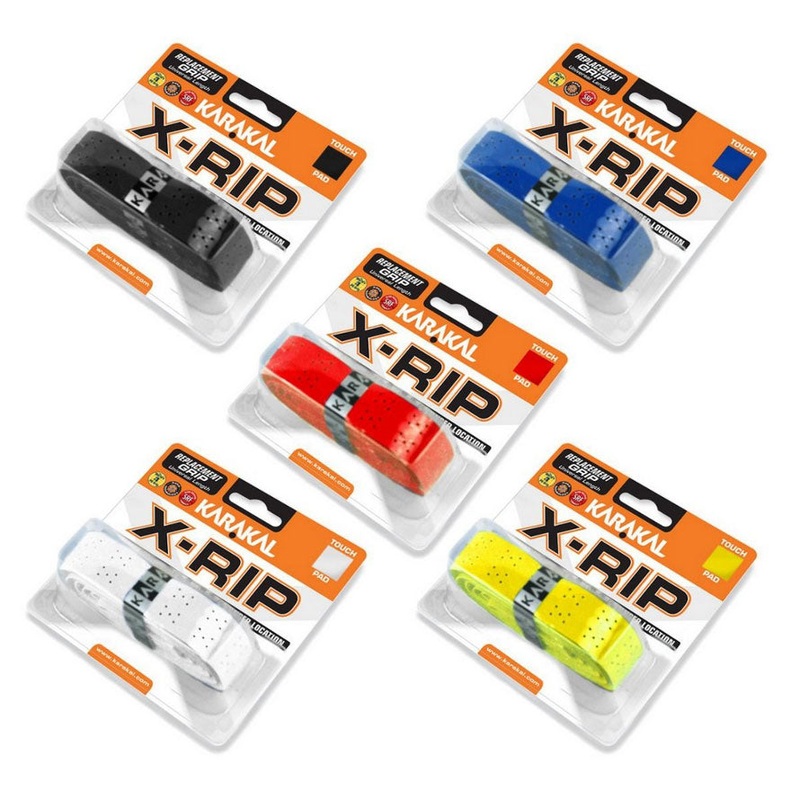 Karakal X-Rip Replacement Grips (Single) Black Single