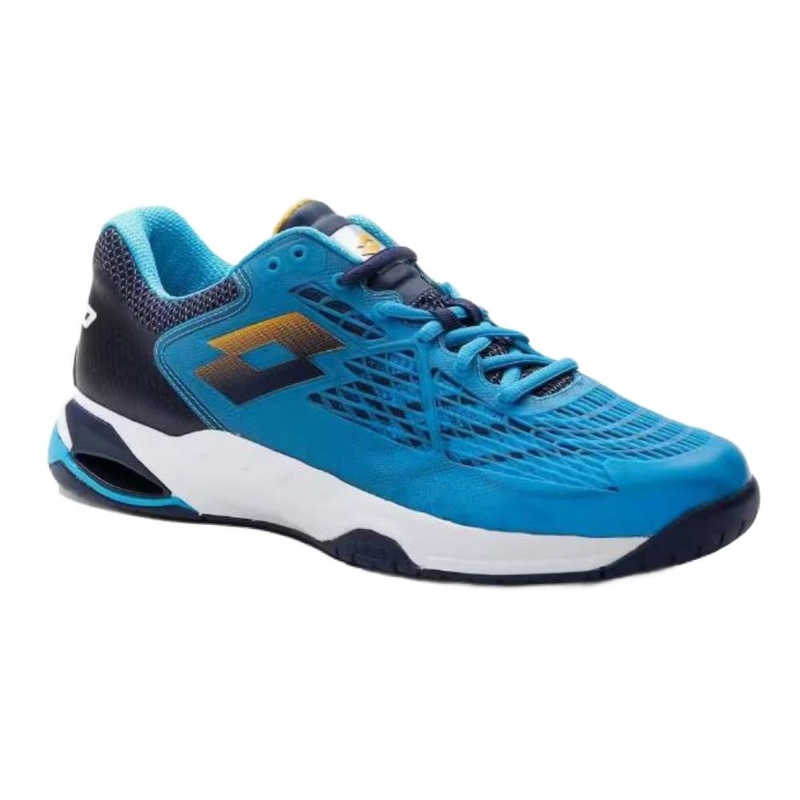 Lotto Mirage 100 Speed Men’s Tennis Shoe (Blue Ocean)