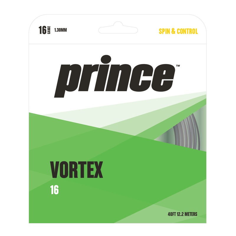 Prince Vortex 16/1.30 Tennis String (Black)