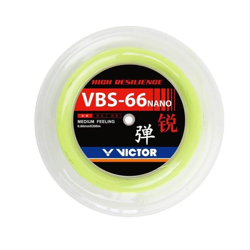 Victor VBS-66 Nano Badminton String Reel (Yellow)