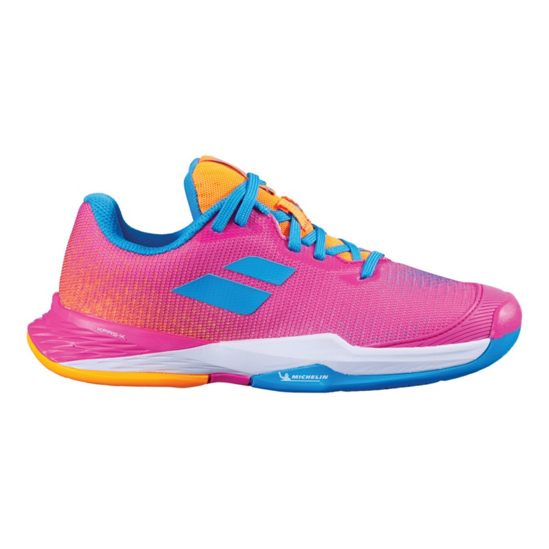 Babolat Jet Mach 3 All Court Tennis Shoes Junior – Hot Pink HOT PINK UK 4