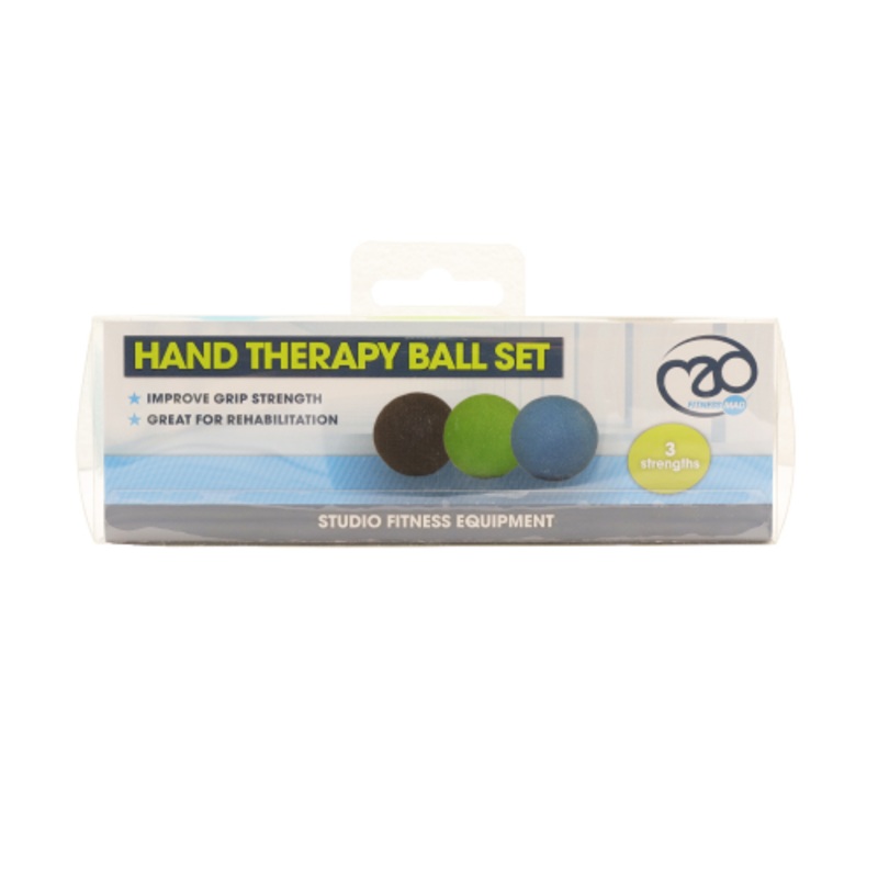 Fitness-Mad Hand Therapy Ball Set of 3 FGRIP3 NA OS O/S N/A
