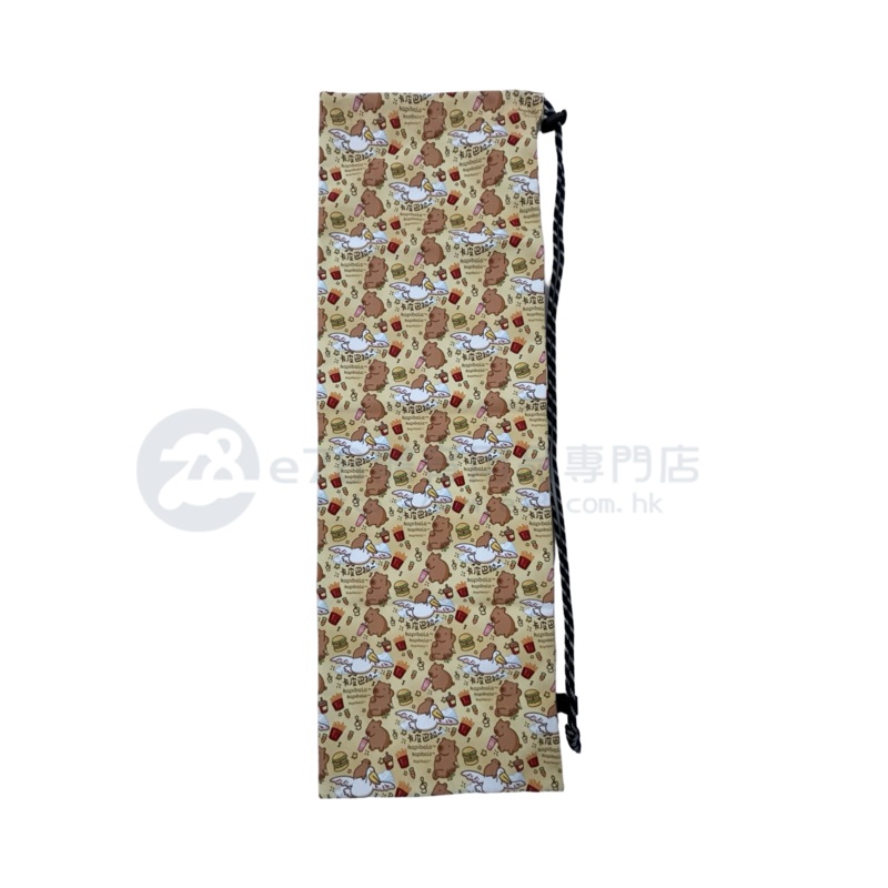 Handmade Water Resistant Racket Case (Fast Food Kapibala 471) Fast Food Kapibala 471