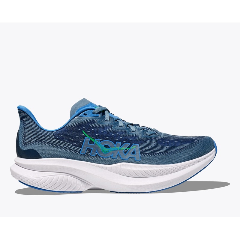 Hoka Men’s Mach 6 Downpour/Thunder Cloud-DHN 7.5 Medium-D