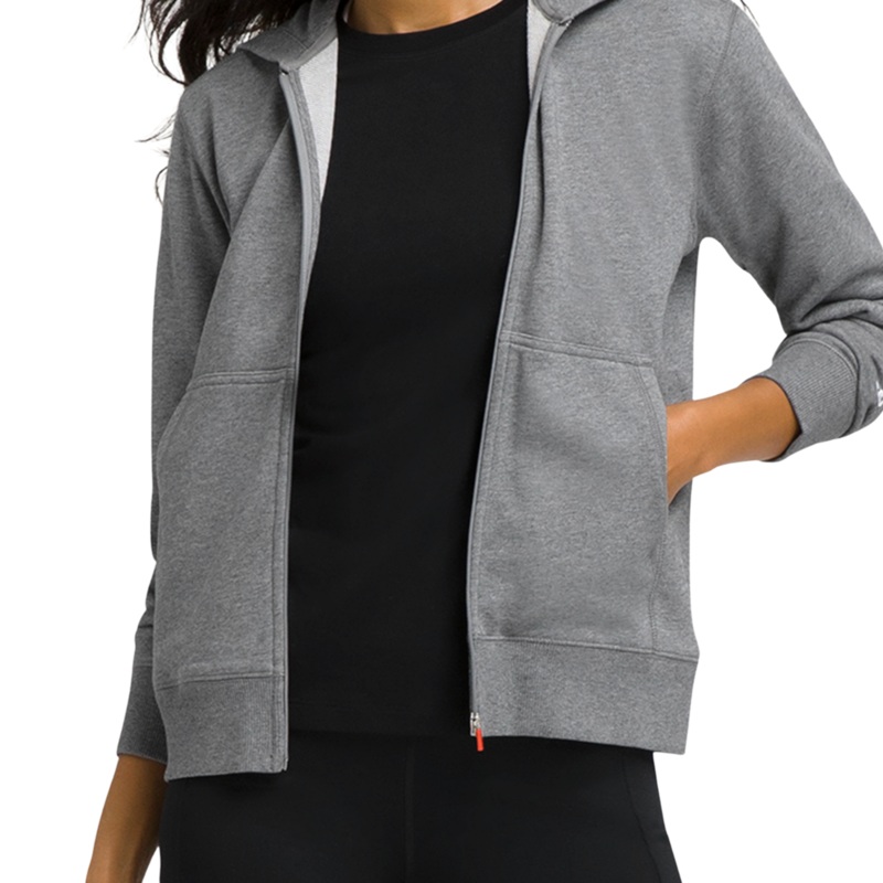 Wilson Team Zip Hoodie Women – Grey Medium Grey Heather S