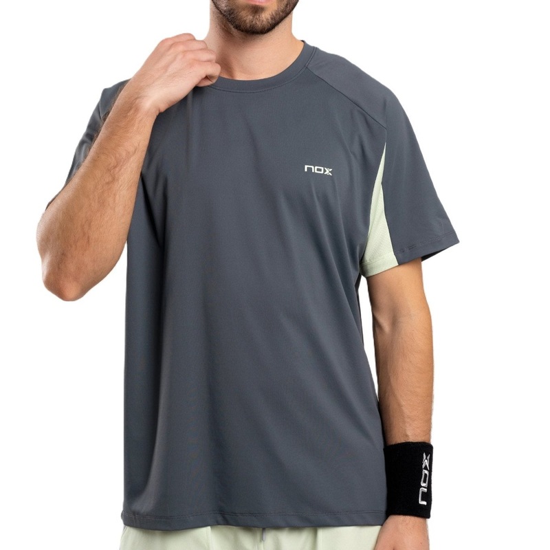 Camiseta Nox Pro Charcoal Gris Hombre