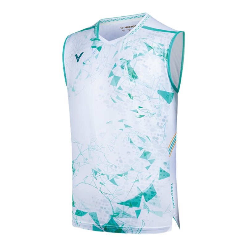 (CLEARANCE) VICTOR TAI TZU YING Tribute Collection Tournament Sleeveless Shirt T-50004 G-Tiffany Green Unisex L