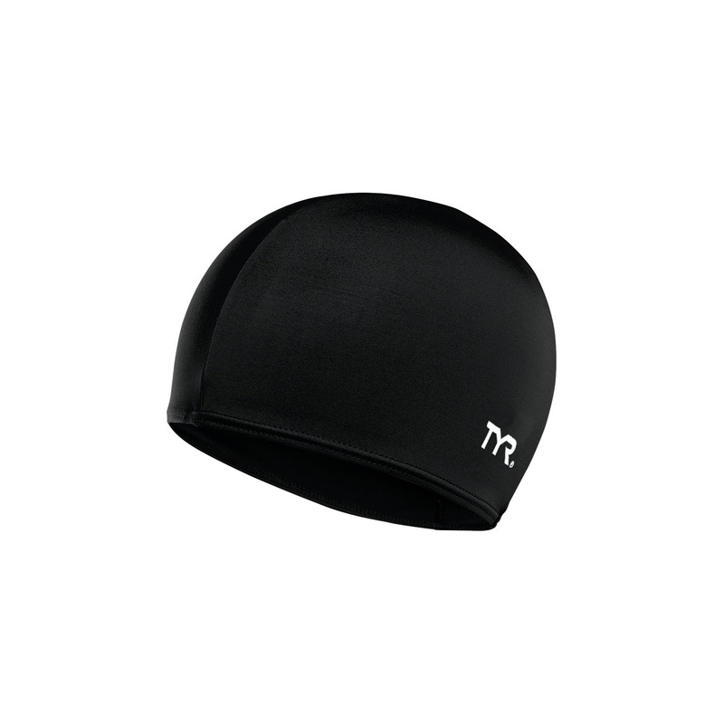 TYR Lycra Swim Cap Black