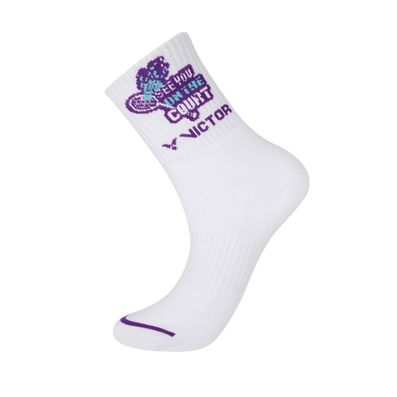 VICTOR Sports Socks SK1013 A White M (22-25CM)