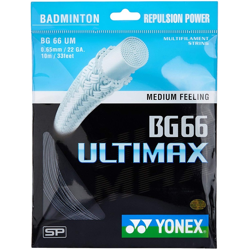 Yonex BG 66 Ultimax Badminton String (Black)