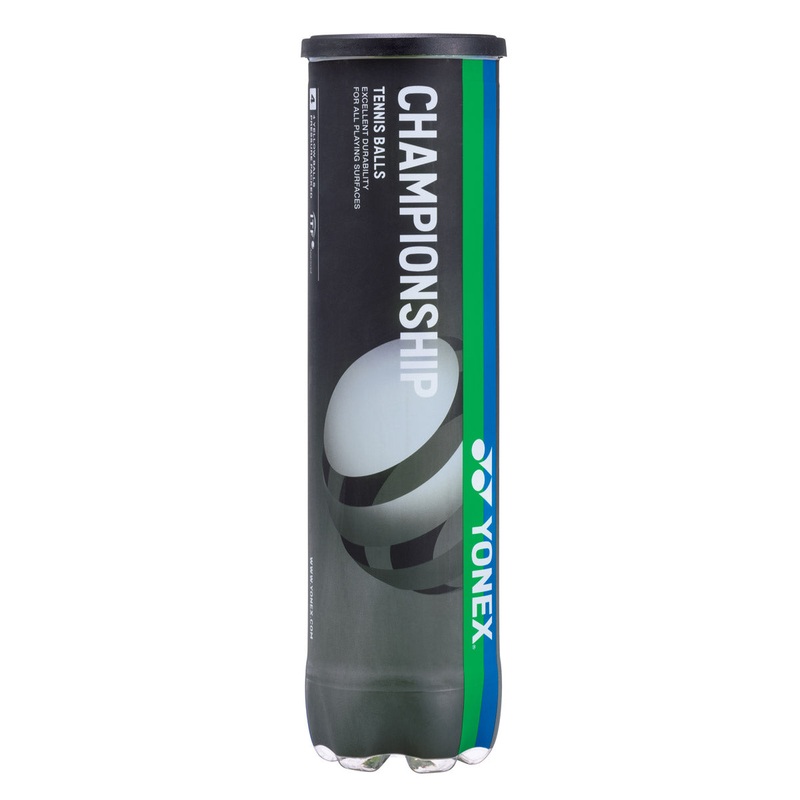 Yonex Championship Tennis Balls (4 ball tube) One Size YELLOW