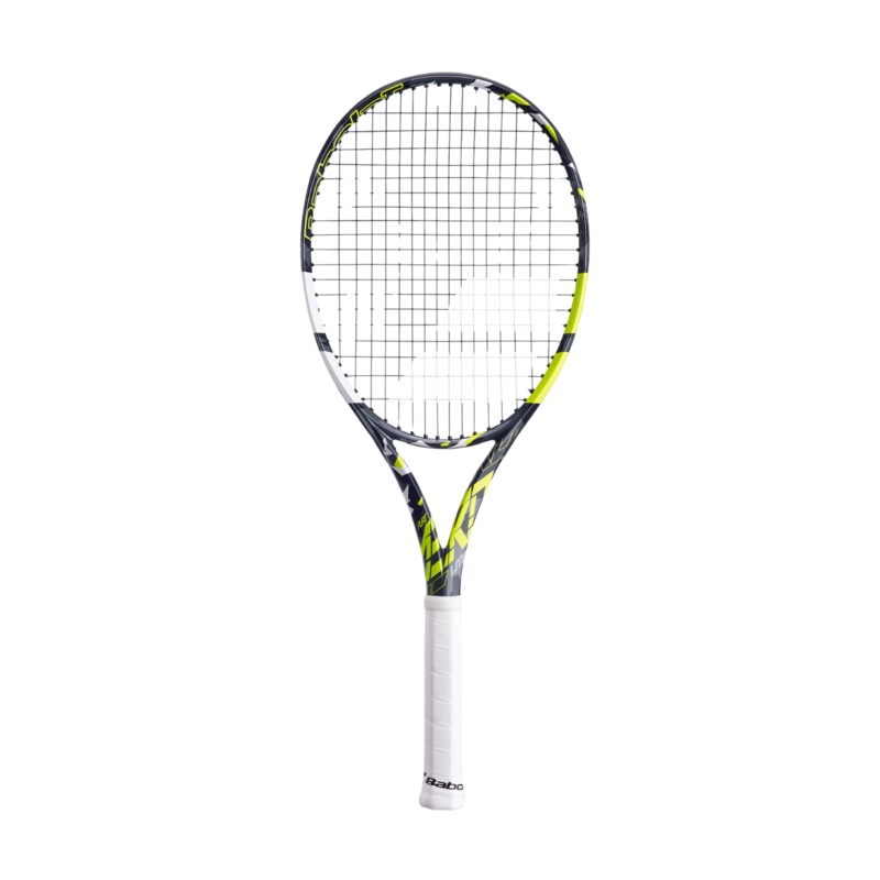 Demo Babolat Pure Aero Lite 100 (101491) Tennis Racket / Unstrung / 270g G2 GREY/YELLOW/WHITE