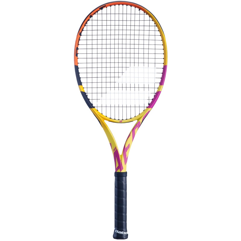 Demo Babolat Pure Aero Team Rafa 100 285g Strung Tennis Racket G2 YELLOW/ORANGE/PURPLE