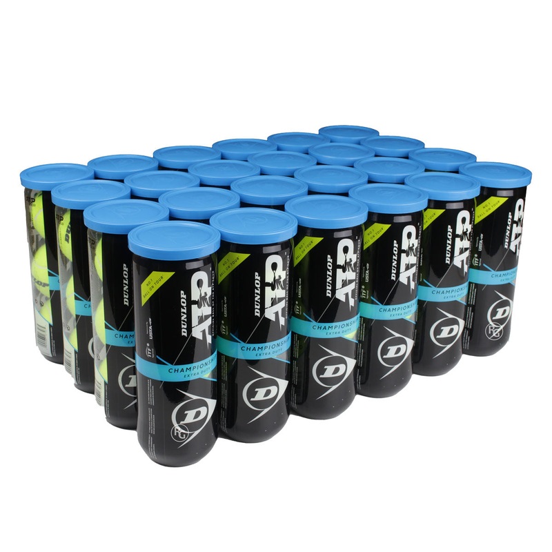 Dunlop ATP Championship Extra Duty Tennis Balls – 24 Can Case