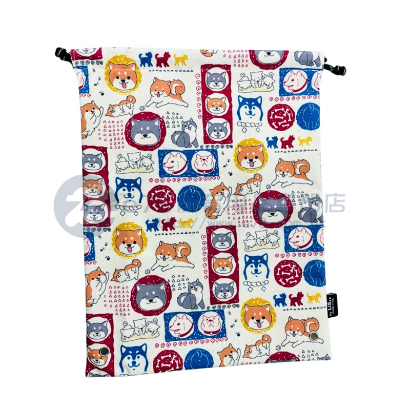 Handmade Water Resistant Shoes bag (Japanese Shiba Parade 494) Japanese Shiba Parade 494