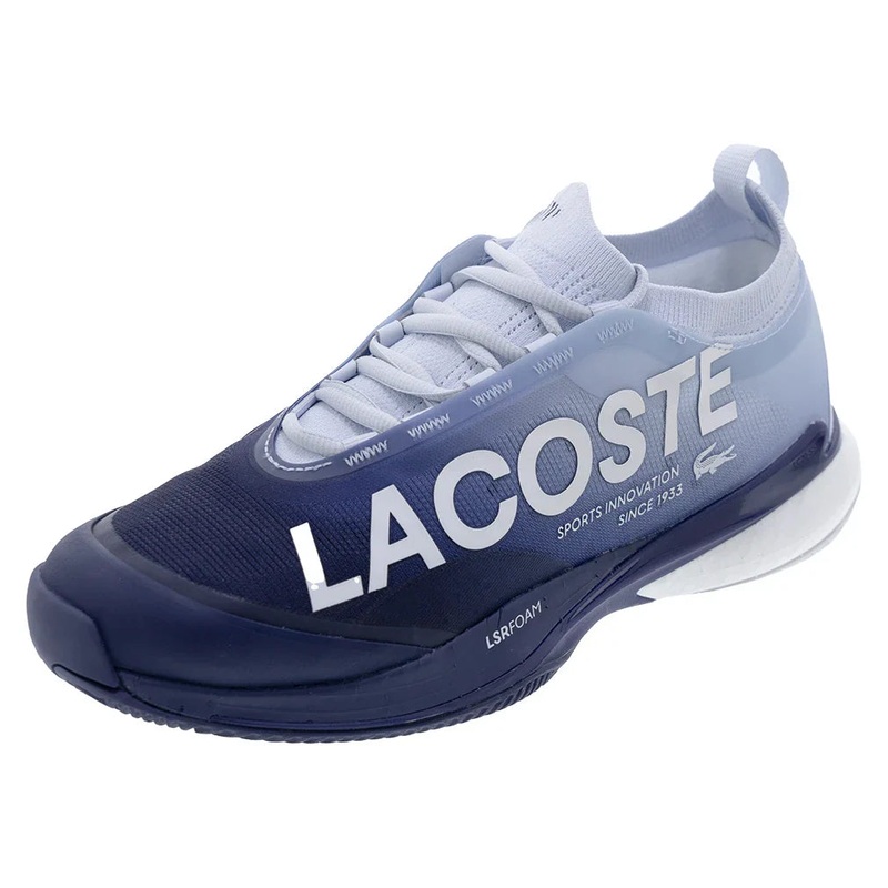 Men`s AG-LT25 Lite Tennis Shoes Light Blue and Dark Blue