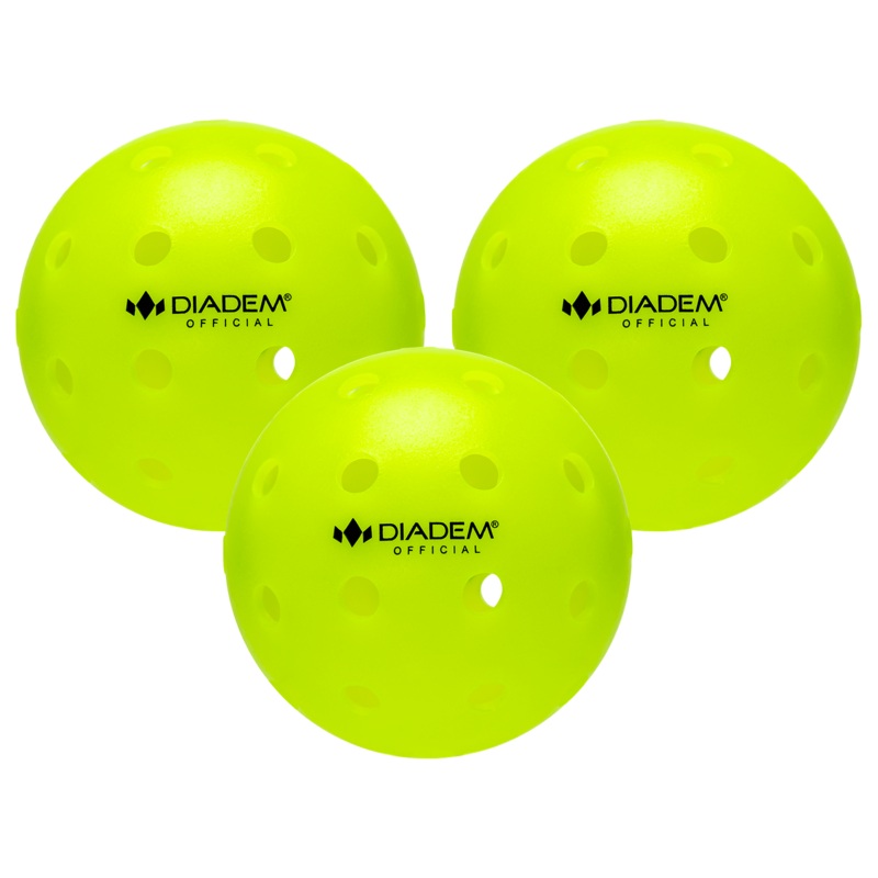 Power 3 Pack Pickleball Balls Neon