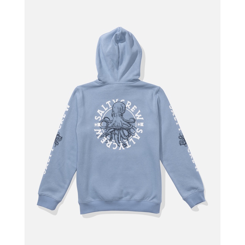 Salty Crew Boys’ Tentacles Fleece Hoodie Marine Blue Small