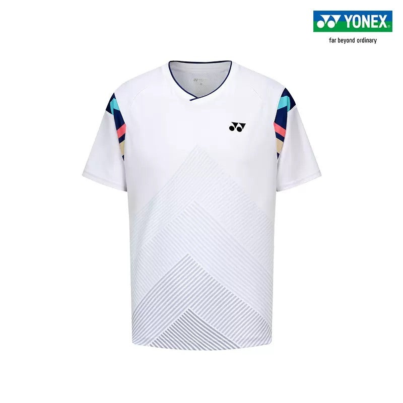 YONEX Men’s T-shirt 110313BCR White (011) M