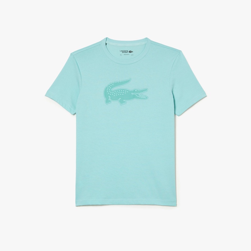 Lacoste TH2042-51 Men’s Croc Jersey T-shirt [Light Green/Green]