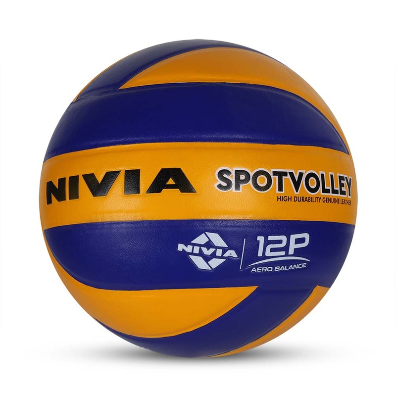 NIVIA SPOTVOLLEY 12 Panels Volleyball | Kibi Sports 4 Multicolor