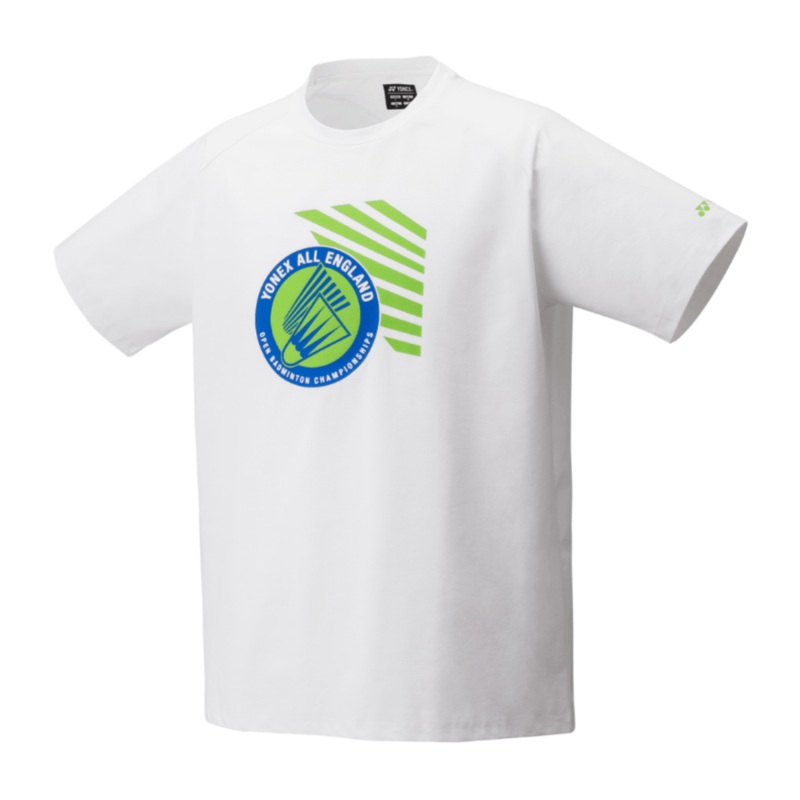 YONEX All England 2025 Badminton Sports Shirt YOB25003EX White UNISEX ASIA XS / EU XXS / US XXXS / JP SS
