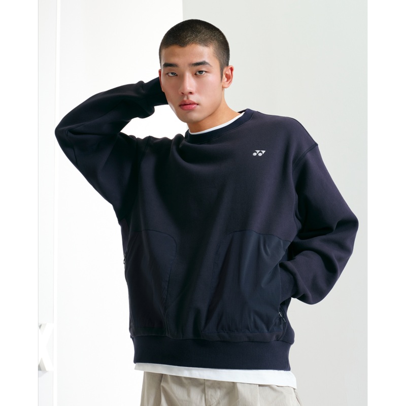 YONEX UNI Long Sleeves 243TL003U (OVER FIT) DARK NAVY 85(XS)