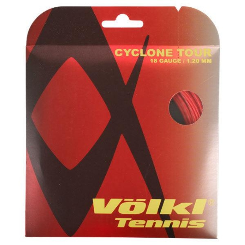 Cyclone Tour 18G/1.20MM Red Tennis String