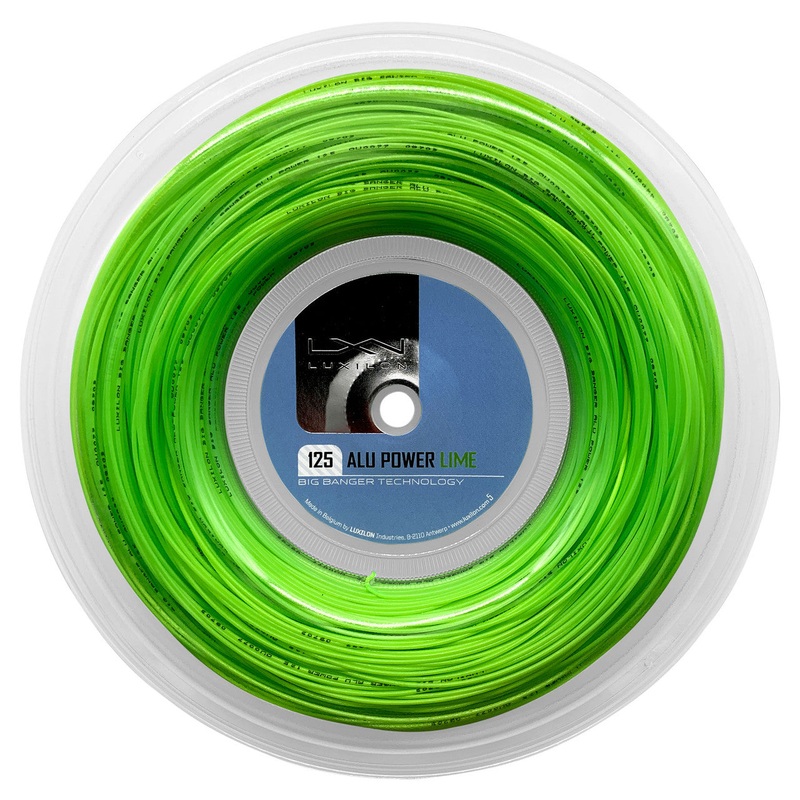 Luxilon Alu Power Reel WRZ9901SI 1.25mm Lime 200m Reel LIME
