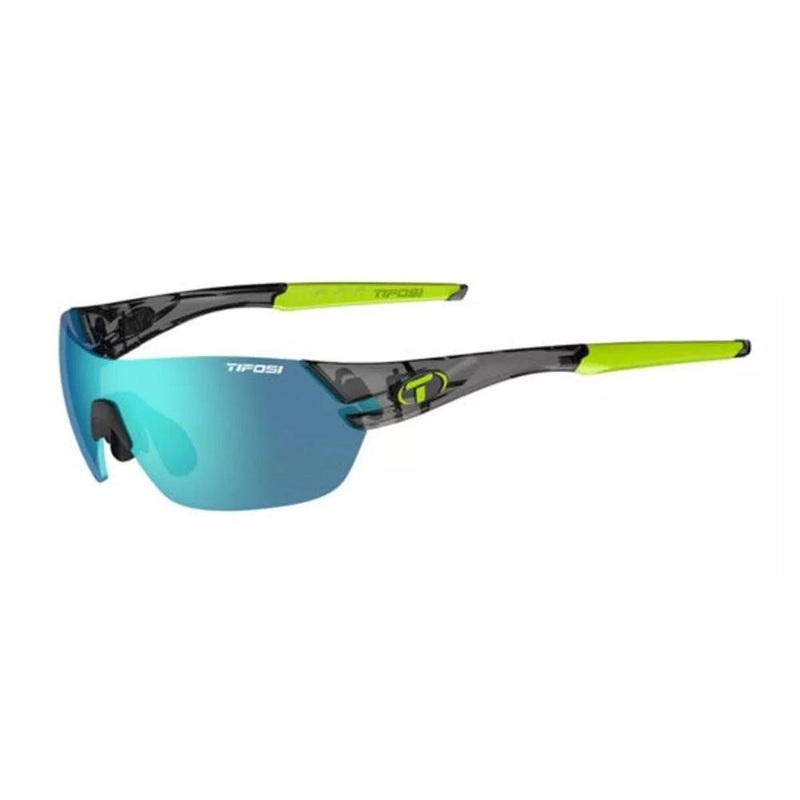 Slice Sunglasses Crystal Smoke with Clarion Blue Lenses