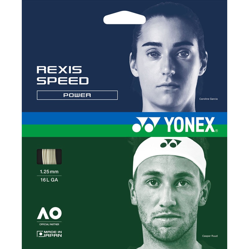 Yonex Rexis Speed 1.25mm 12m Tennis String Pack 12m Set WHITE