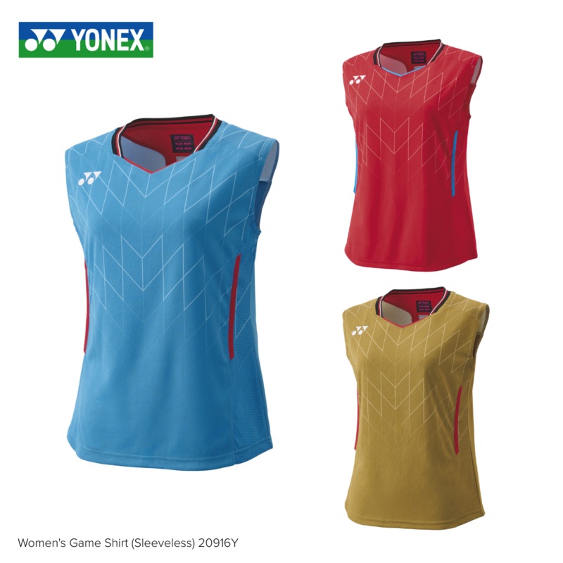 YONEX Women’s Game Shirt (Sleeveless) 20916Y Cerulean Blue S