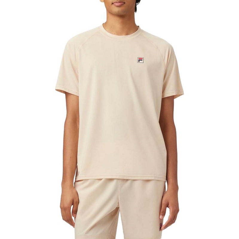 Fila Men’s Short Sleeve Crewneck Top (Gardenia)
