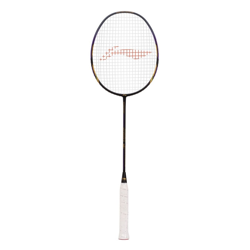 LI-NING Windstorm 78 S Badminton Racket – Swift and Powerful Shots Black/Gold