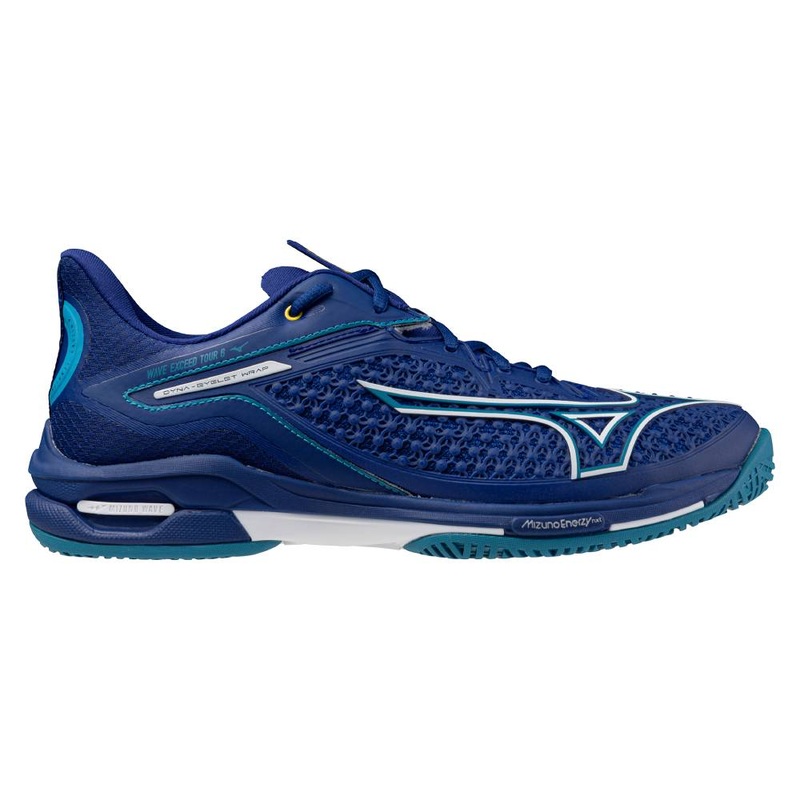 Mizuno Wave Exceed Tour 6 AC Men’s Tennis Shoe (Bellwether Blue/White)