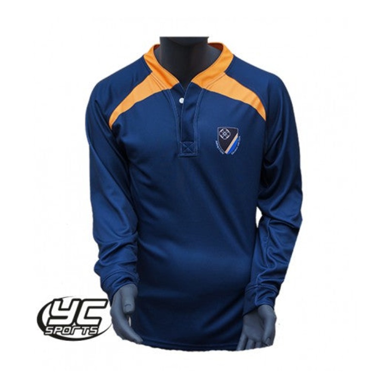 St Teilos CIW Rugby Jersey JS 9/10 NAVY/AMBER