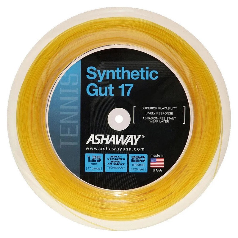 Synthetic Gut 17G 720 Foot Tennis String Reel