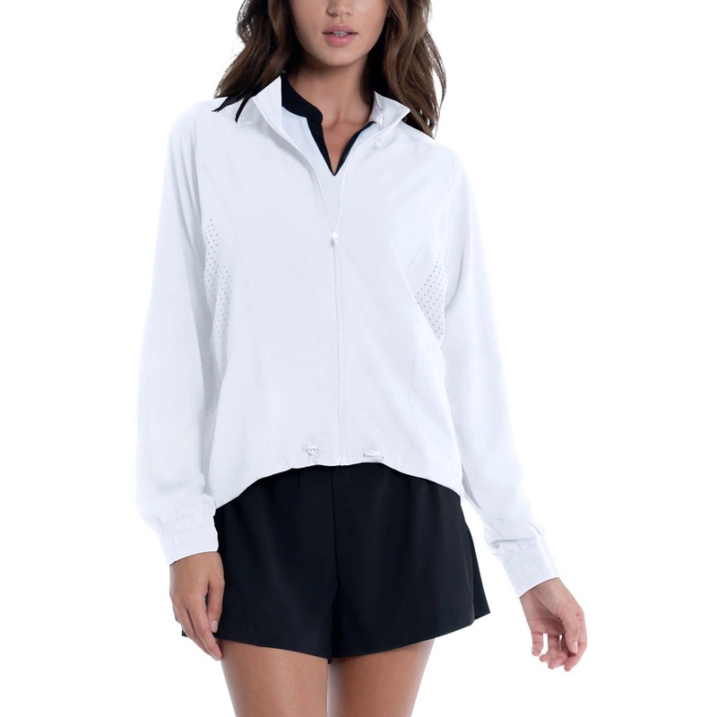 Women’s Lucky In Love In Flight Tennis Jacket Small Black