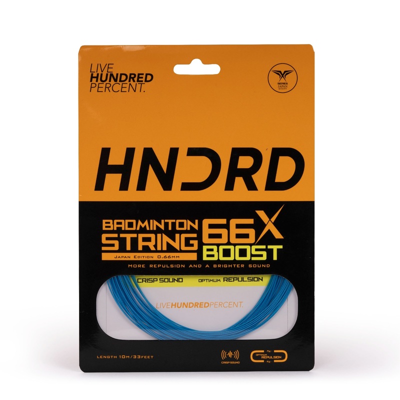 Hundred 66X Boost Badminton String HBAA-2M040-4 Mist Blue 10m Set