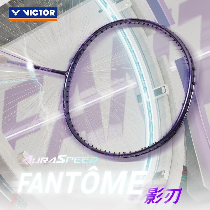 VICTOR Auraspeed Fantme J (Mystical Purple) Badminton Racquet  Unstrung & Free Grip 3U (88g) / G5