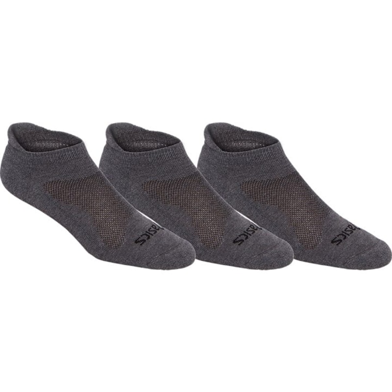 Asics Cushion Low Cut Socks (3 Pairs) Small Grey