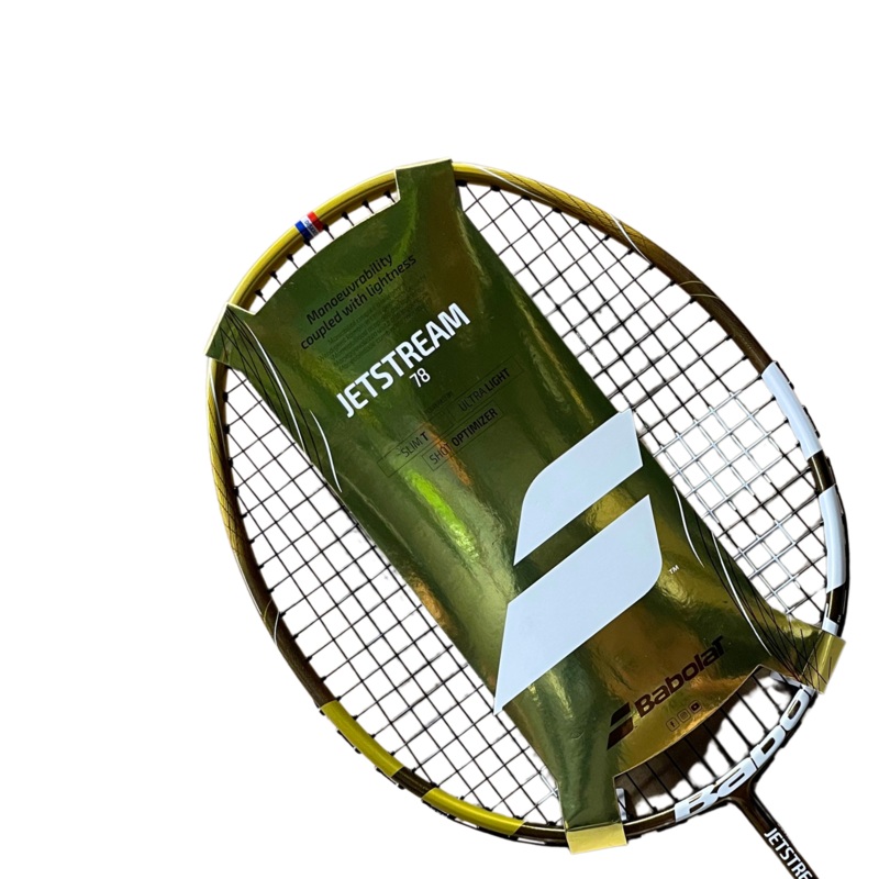 Babolat Jetstream 78 Strung Badminton Racket Gold G2