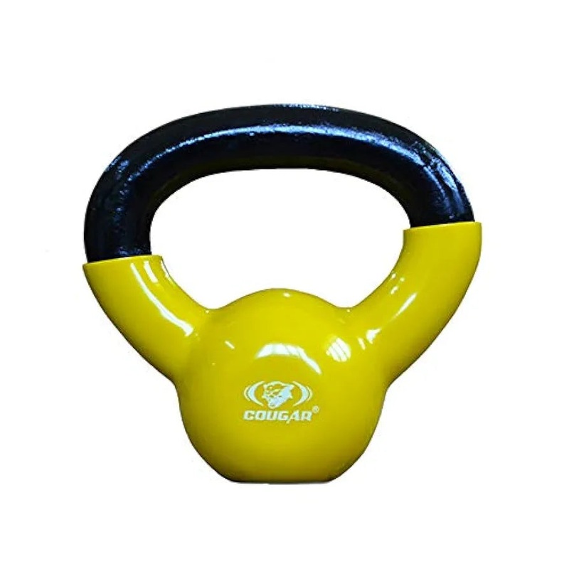 Cougar Vinyl Kettlebell for Home Gym 2 KG | Kibi Sports