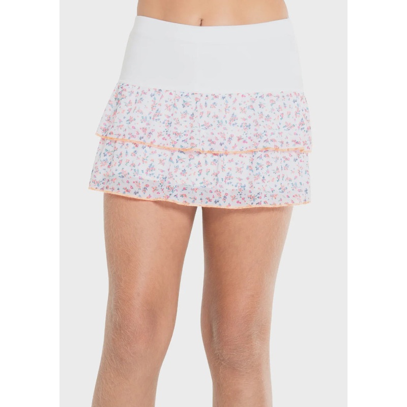 Lucky in Love Blossom Mesh Skort- Girls XXS – 4/5