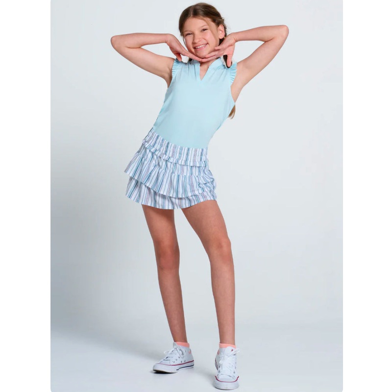 Lucky in Love Pleat Me Up Tank-Girls XXS – 4/5
